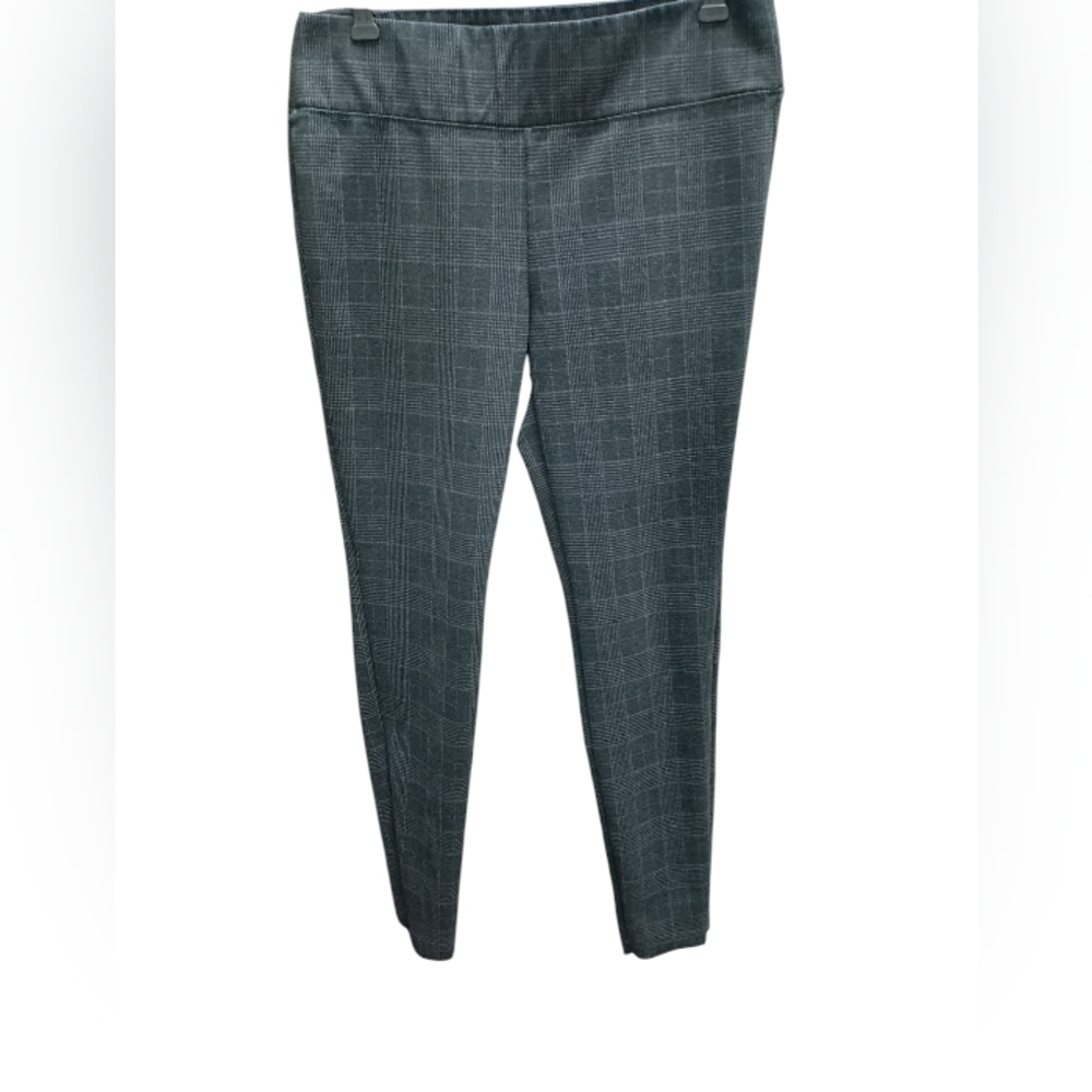 D jeans plaid high-waisted stretch pants